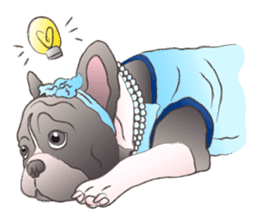 Emma Princess (French Bulldog) sticker #6806590
