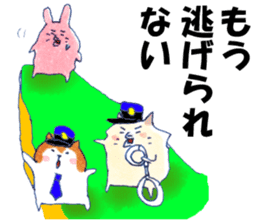 Pome Junco and Shiba Bird Police ver. sticker #6807212