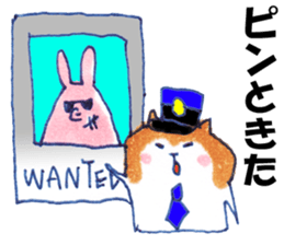 Pome Junco and Shiba Bird Police ver. sticker #6807226