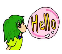 Midori-cyan sticker #6807288