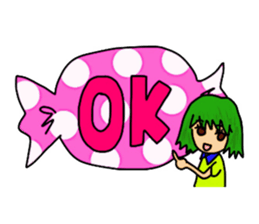 Midori-cyan sticker #6807290