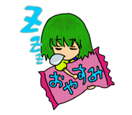 Midori-cyan sticker #6807294