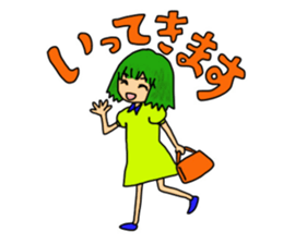 Midori-cyan sticker #6807296