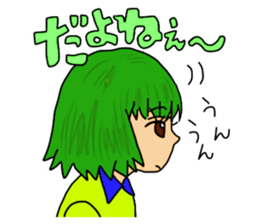 Midori-cyan sticker #6807307