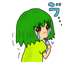 Midori-cyan sticker #6807314