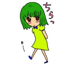 Midori-cyan sticker #6807322