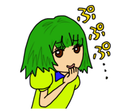 Midori-cyan sticker #6807324