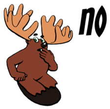 Blair the Canadian Beaver/Moose sticker #6807627