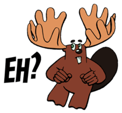 Blair the Canadian Beaver/Moose sticker #6807635