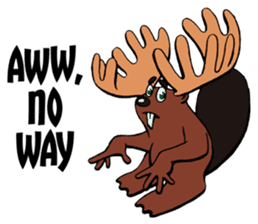 Blair the Canadian Beaver/Moose sticker #6807641