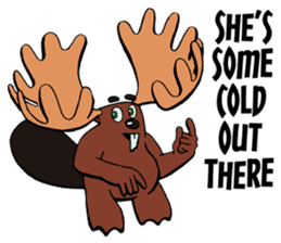 Blair the Canadian Beaver/Moose sticker #6807651