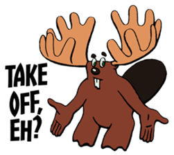 Blair the Canadian Beaver/Moose sticker #6807675