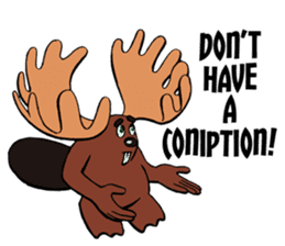 Blair the Canadian Beaver/Moose sticker #6807676