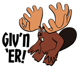 Blair the Canadian Beaver/Moose sticker #6807677