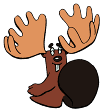 Blair the Canadian Beaver/Moose sticker #6807680