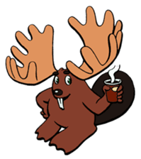 Blair the Canadian Beaver/Moose sticker #6807682