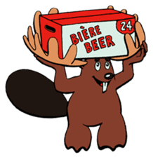Blair the Canadian Beaver/Moose sticker #6807685