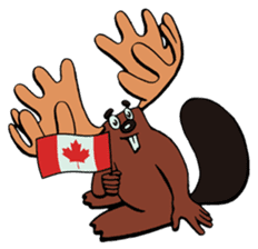 Blair the Canadian Beaver/Moose sticker #6807687