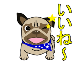 I LOVE PUG sticker #6807694