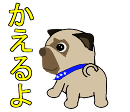 I LOVE PUG sticker #6807708