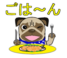 I LOVE PUG sticker #6807712