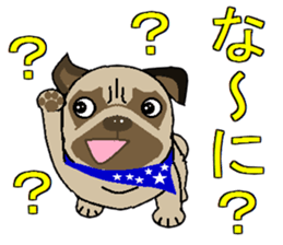 I LOVE PUG sticker #6807718