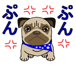 I LOVE PUG sticker #6807721