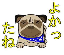 I LOVE PUG sticker #6807724