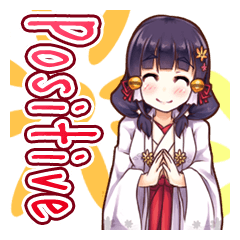 Positive Sticker <Miko><English>