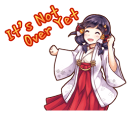 Positive Sticker <Miko><English> sticker #6807901