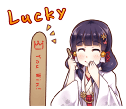 Positive Sticker <Miko><English> sticker #6807907