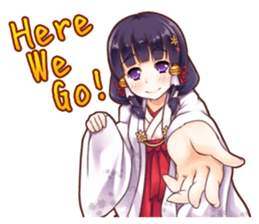 Positive Sticker <Miko><English> sticker #6807911