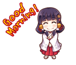 Positive Sticker <Miko><English> sticker #6807918