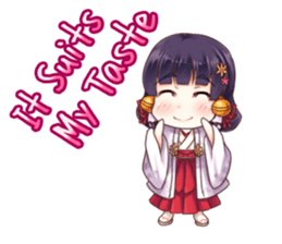 Positive Sticker <Miko><English> sticker #6807923
