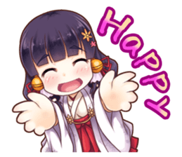 Positive Sticker <Miko><English> sticker #6807926