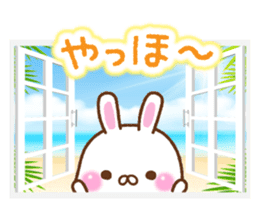 Summer of mochi rabbit sticker #6807929