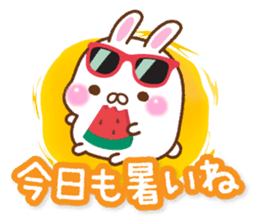 Summer of mochi rabbit sticker #6807930