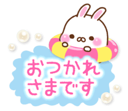 Summer of mochi rabbit sticker #6807950