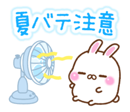 Summer of mochi rabbit sticker #6807951