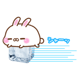 Summer of mochi rabbit sticker #6807955