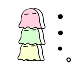 Ghost of character mysterious. sticker #6808320