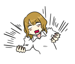 Japanese Cute Girl 2 sticker #6808472