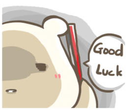 A Capricious White Bear's Life sticker #6808672
