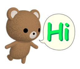 PonTaro's Cat & Bear (English Version) sticker #6809136