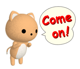 PonTaro's Cat & Bear (English Version) sticker #6809146