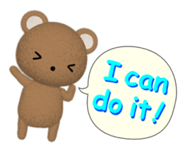 PonTaro's Cat & Bear (English Version) sticker #6809147