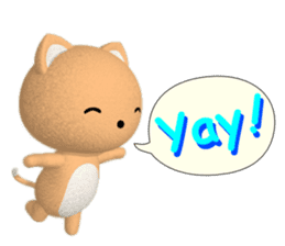 PonTaro's Cat & Bear (English Version) sticker #6809148