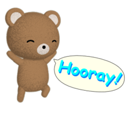 PonTaro's Cat & Bear (English Version) sticker #6809149