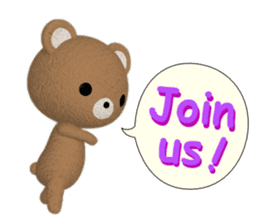 PonTaro's Cat & Bear (English Version) sticker #6809155