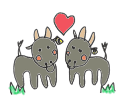 heart island sticker #6809349